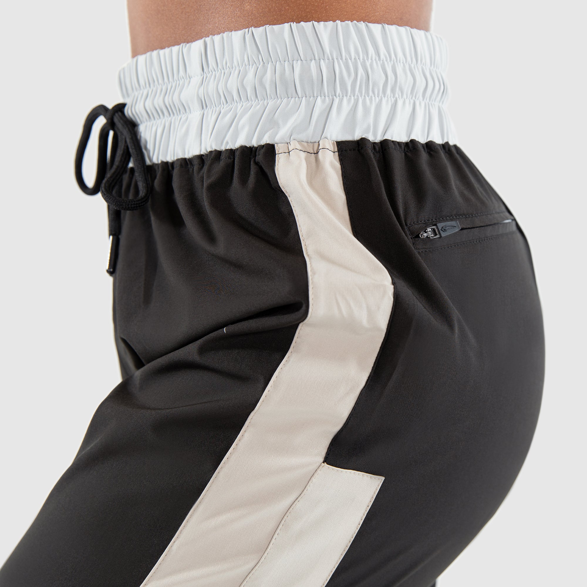 Schwarz Beige