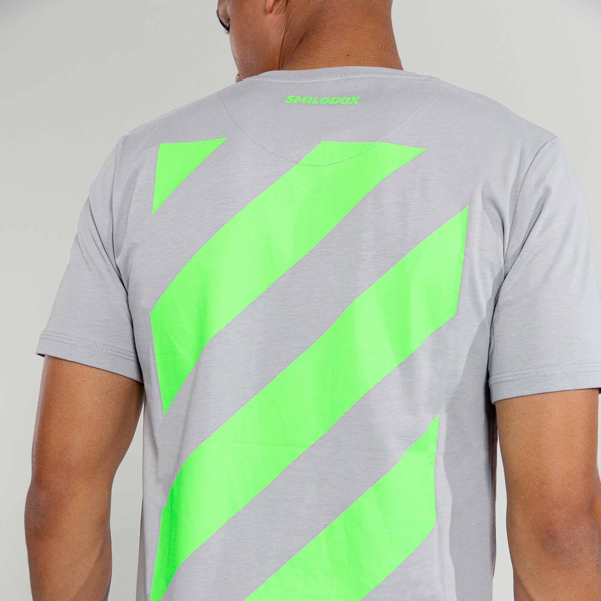 Grau Neon Grün
